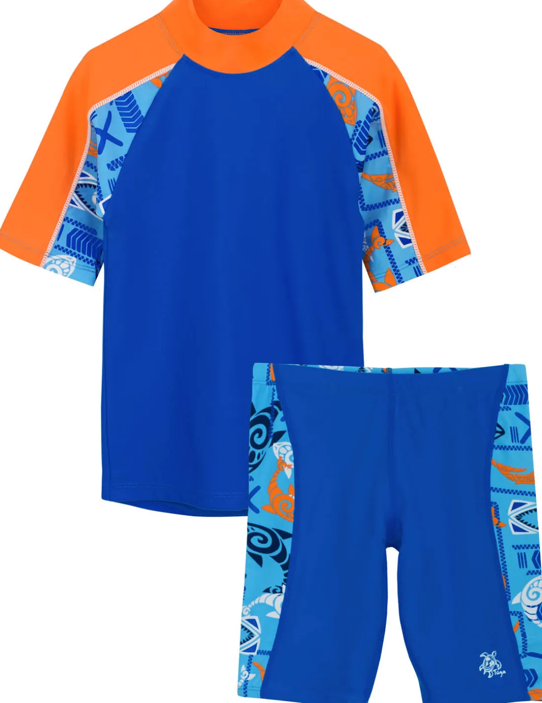 Breaker Rash Guard & Jammer Short - Lagoon