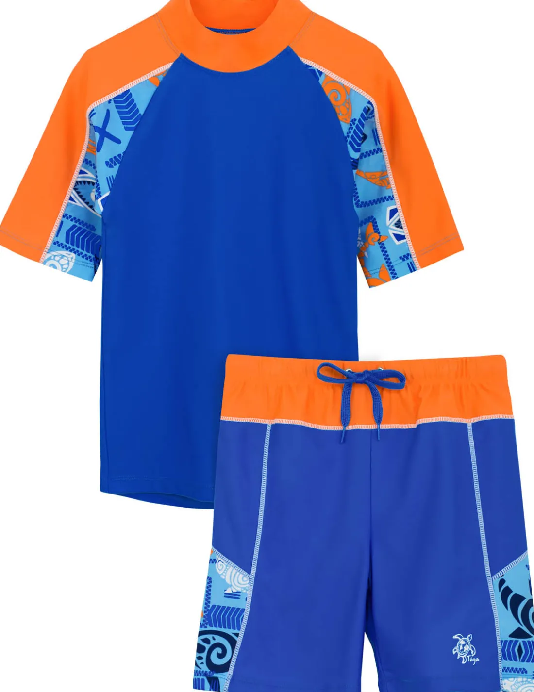 Breaker Rash Guard & Swim Short - Lagoon
