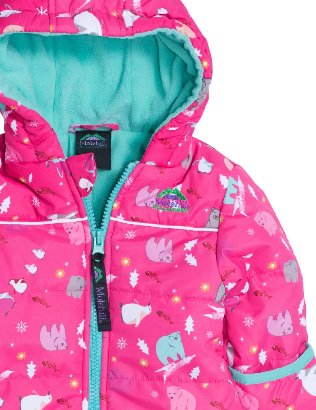 Cozy Bunting Suit - Frosty Pink