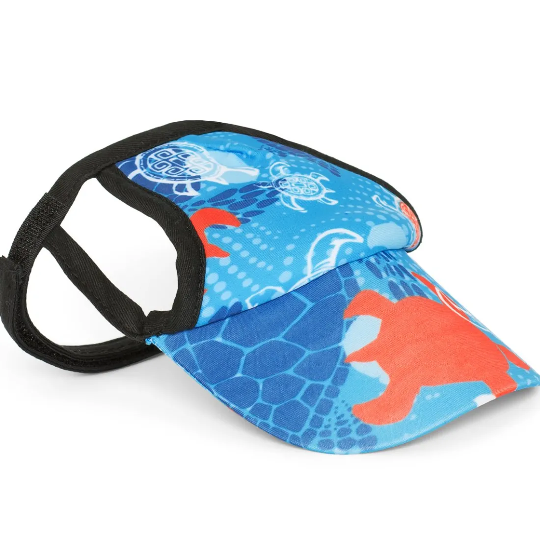 Dog Visor - Flaming Blue Tuga