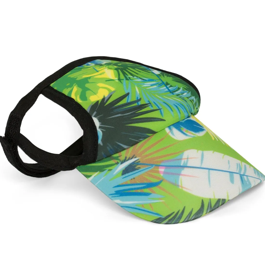 Dog Visor - Tropical Treasure Green