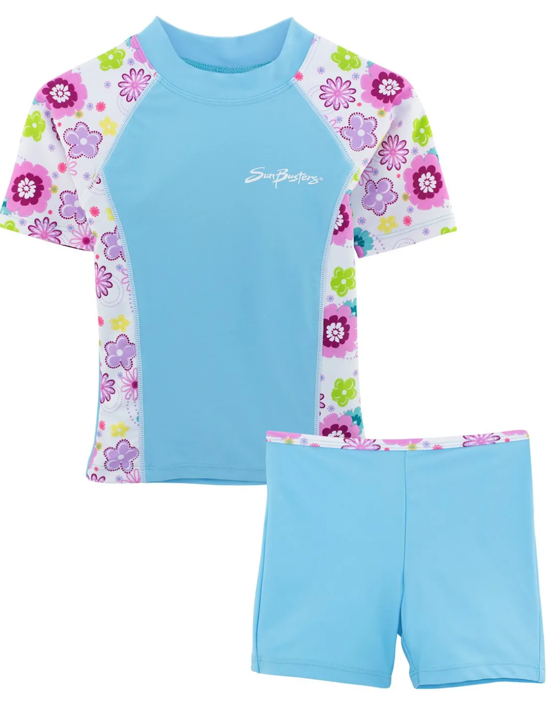 Fitted Rash Guard Set - Mallowberry