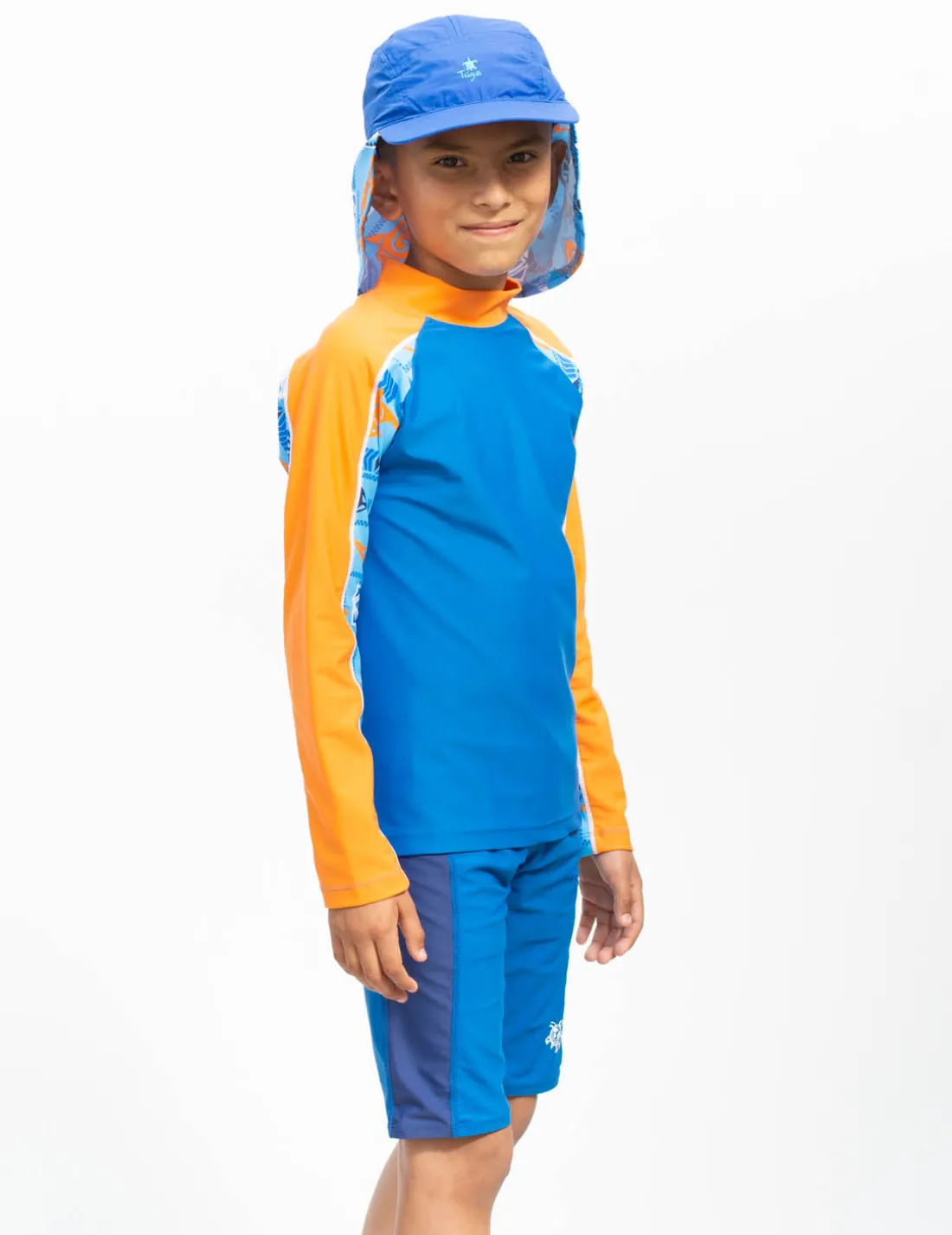 Flap Sun Hat - Lagoon