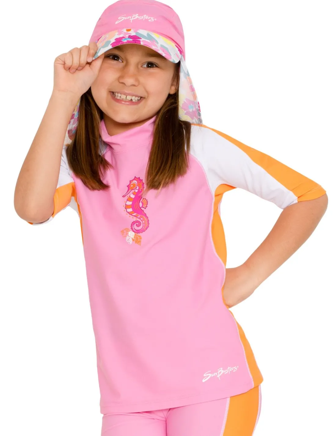 Flap Sun Hat - Prettyberry Pink