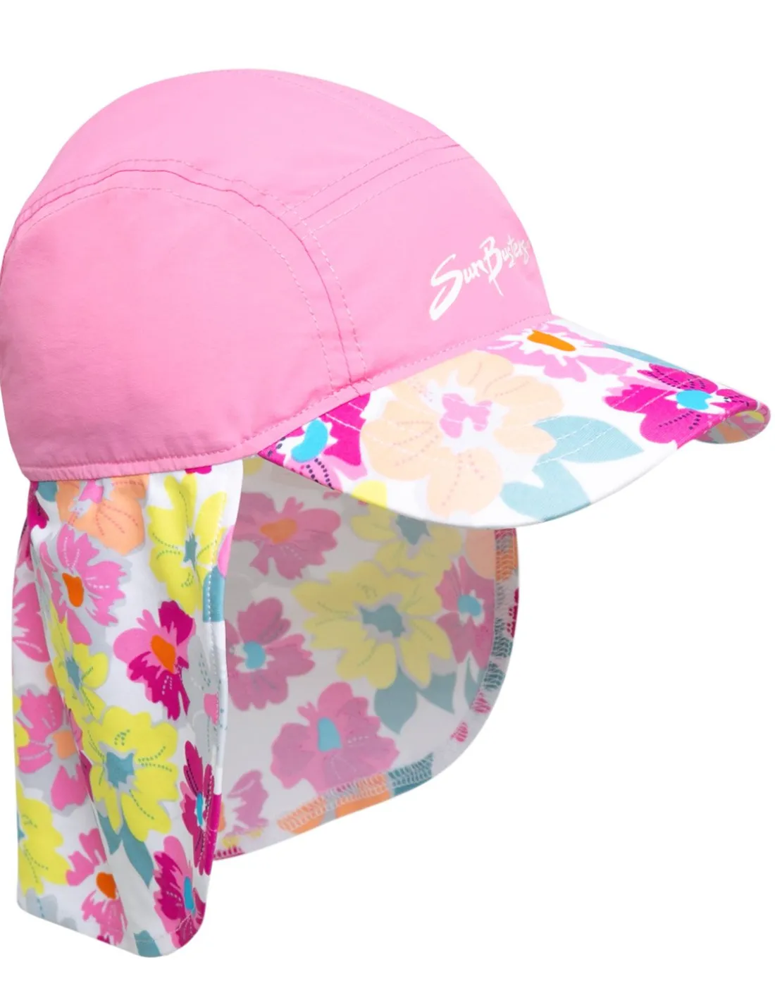 Flap Sun Hat - Prettyberry Pink
