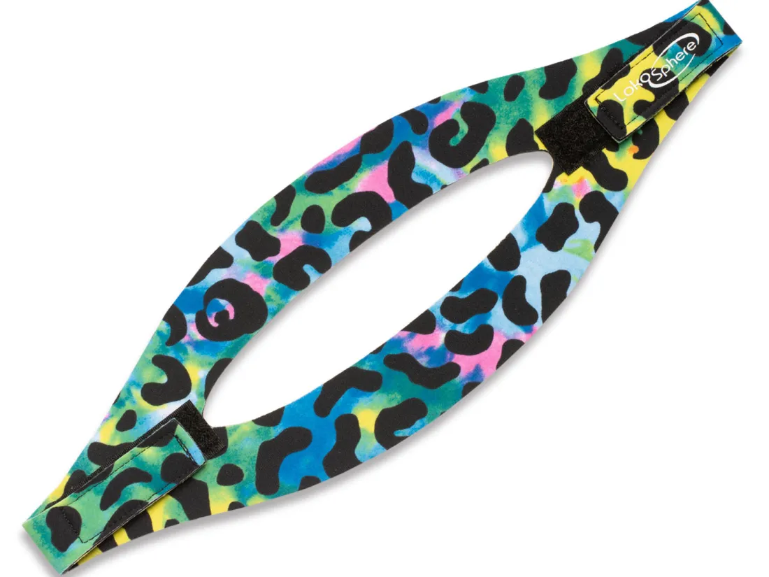 Goggle Strap - Leopard Tie Dye
