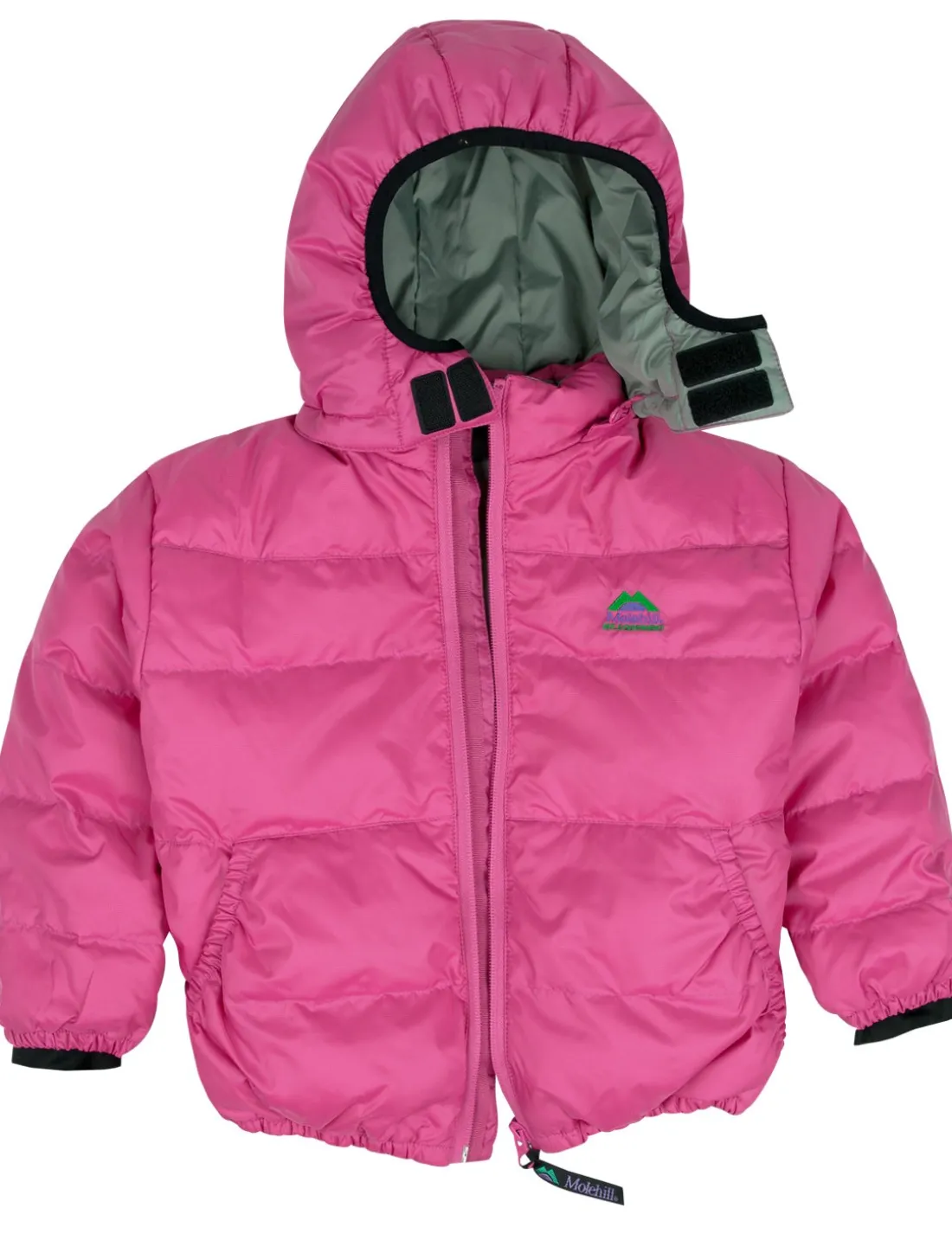 Kids Down Hooded Jacket - Rose