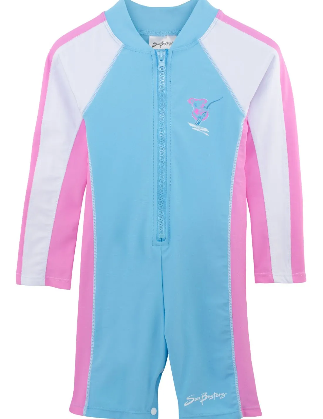 Long Sleeve One-Piece Swimsuit - Mallow