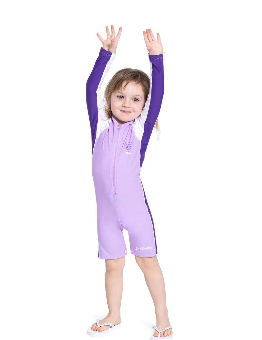 Long Sleeve One-Piece Swimsuit - Mimosa