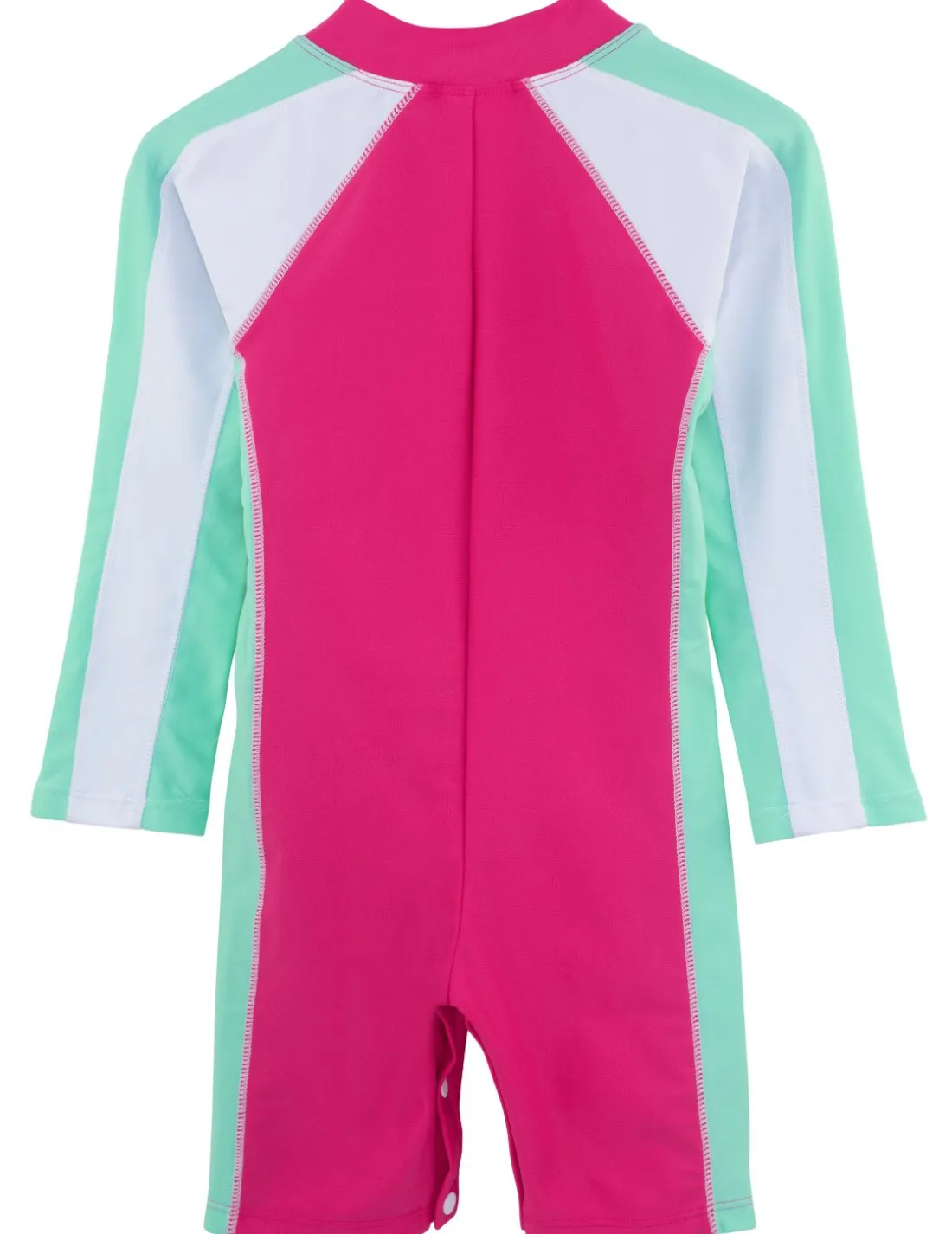 Long Sleeve One-Piece Swimsuit - Poppy