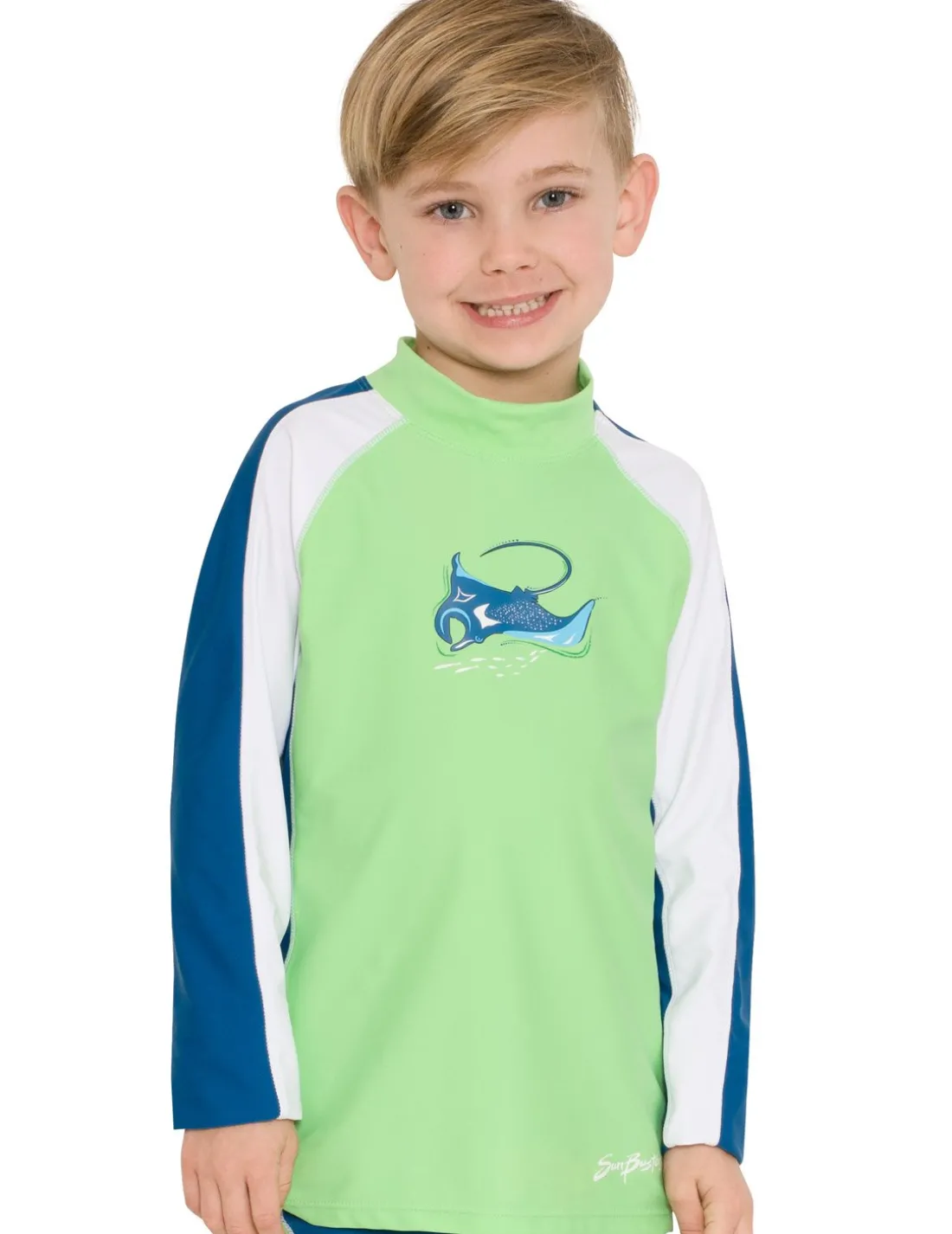Long Sleeve Rash Guard - Flash Green