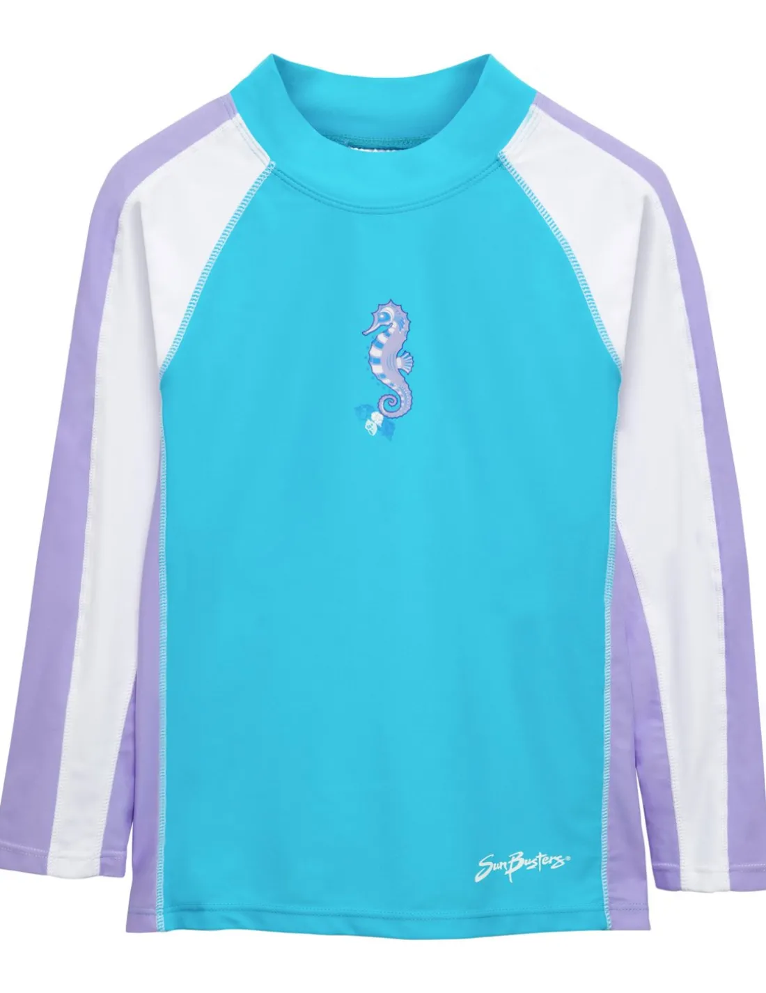 Long Sleeve Rash Guard - Maui Blue