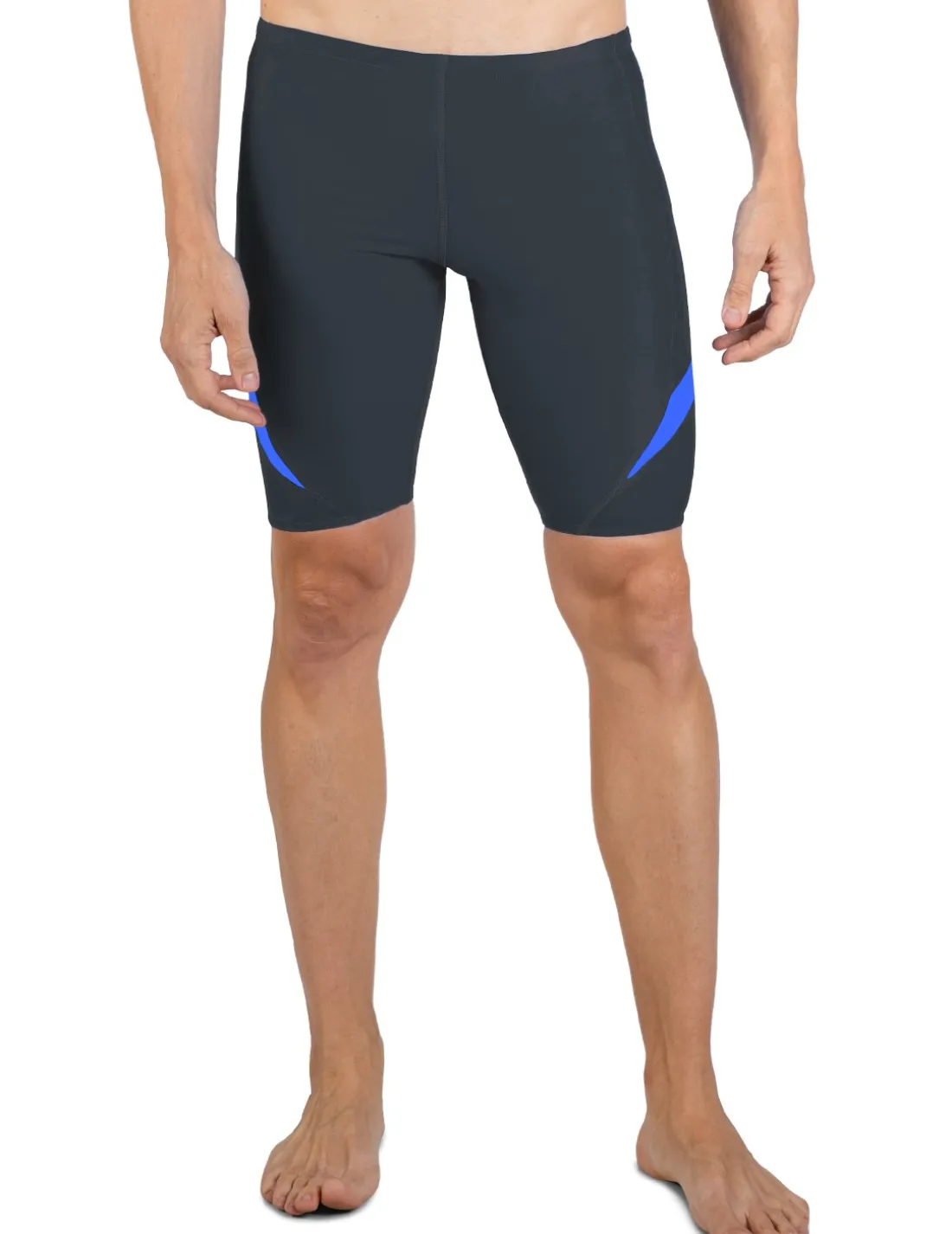 Men's Hydroactive Swim Short - Dark Gray / Royal