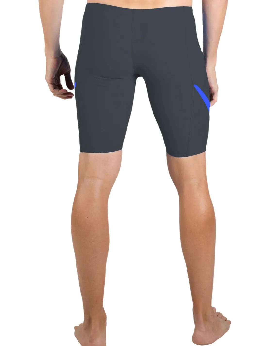 Men's Hydroactive Swim Short - Dark Gray / Royal