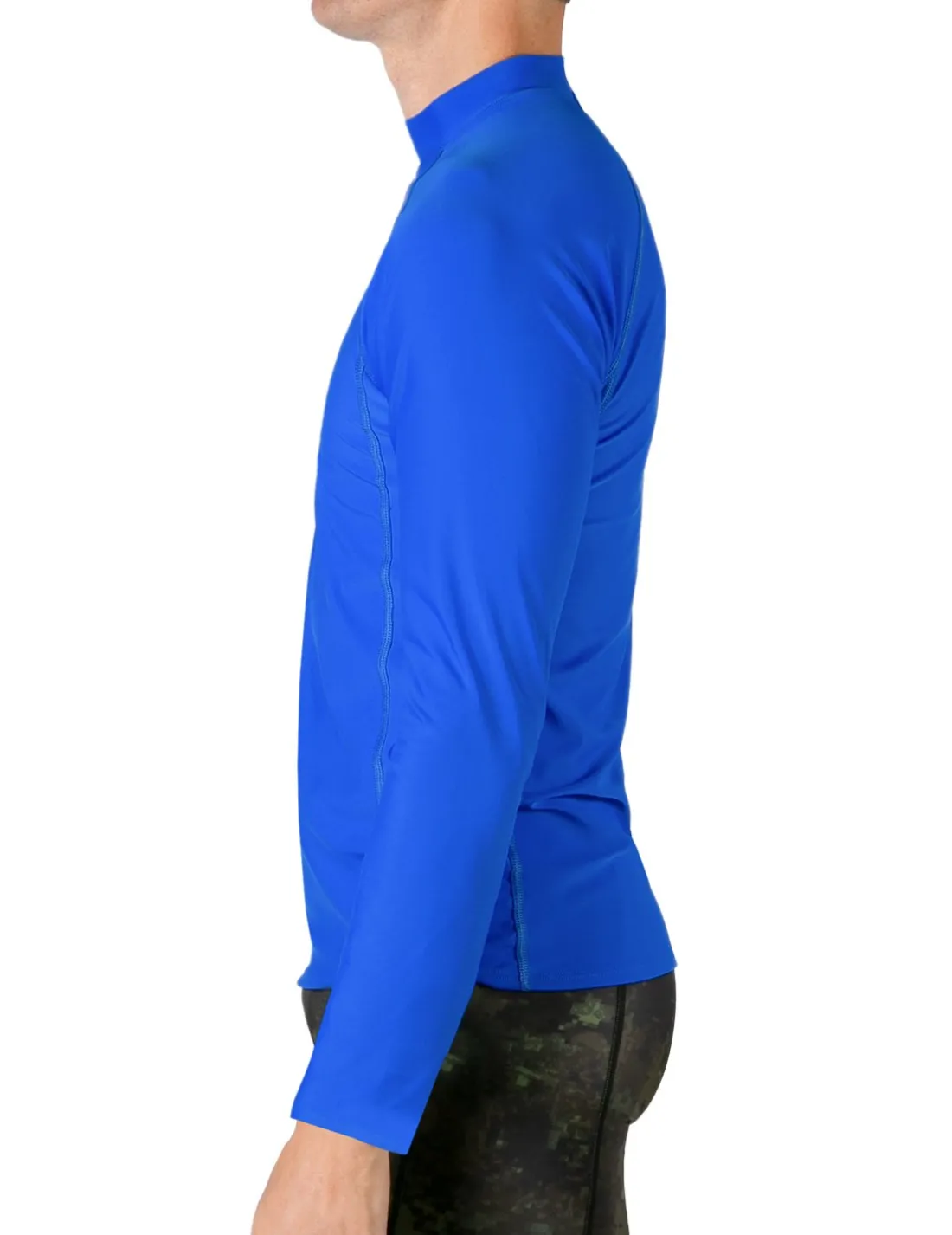 Men's Swim Performance Long Sleeve Rash Guard - Royal
