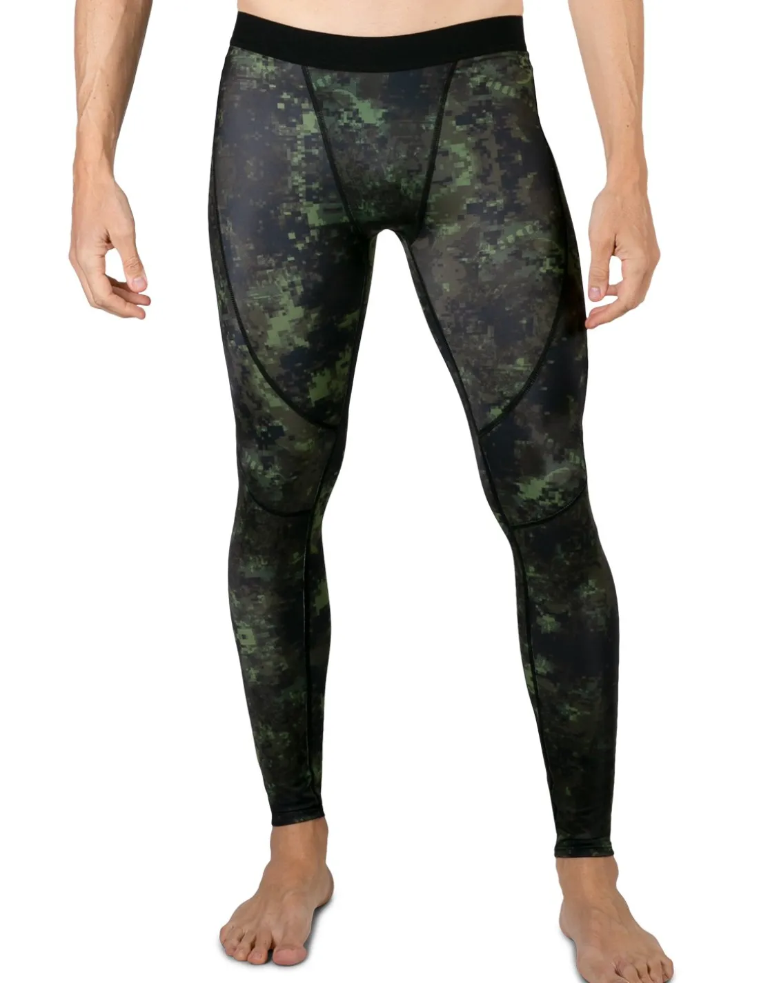 Men's Swim Pro Tight - Green Camo
