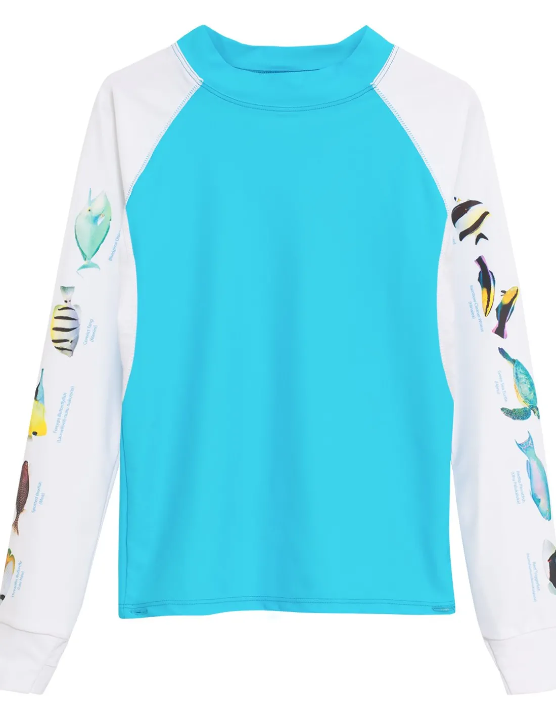 Men's Snorkel Hawaii Fish ID Rash Guard - Hawaii