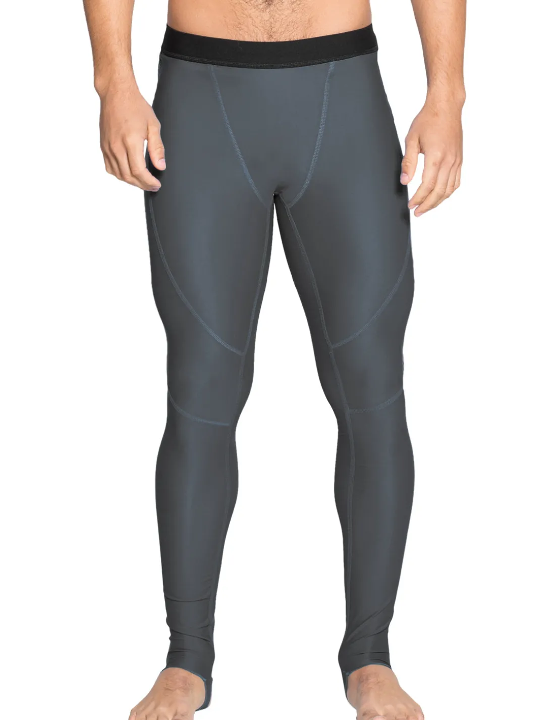 Men's Snorkel Stirrup Swim Legging - Gray