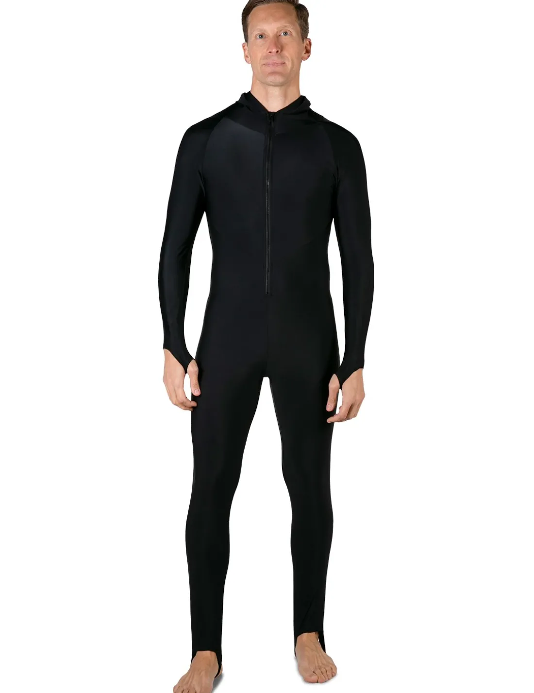 Men's Swim Dive Skin Suit - Black