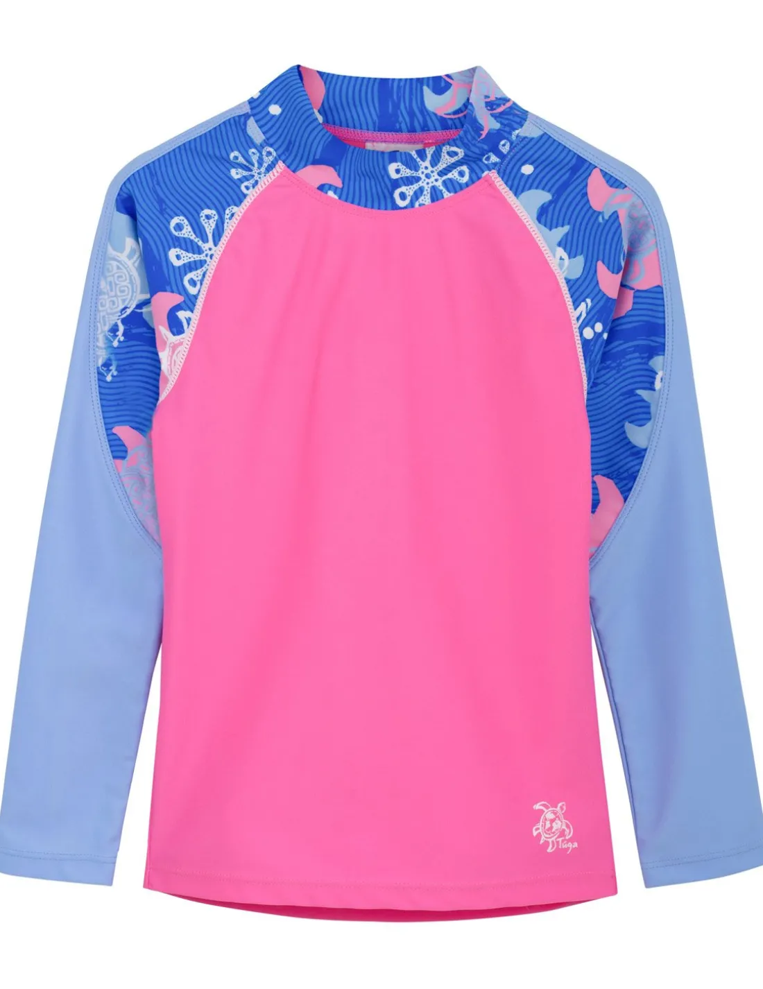 Offshore Long Sleeve Rash Guard - Pink Wave