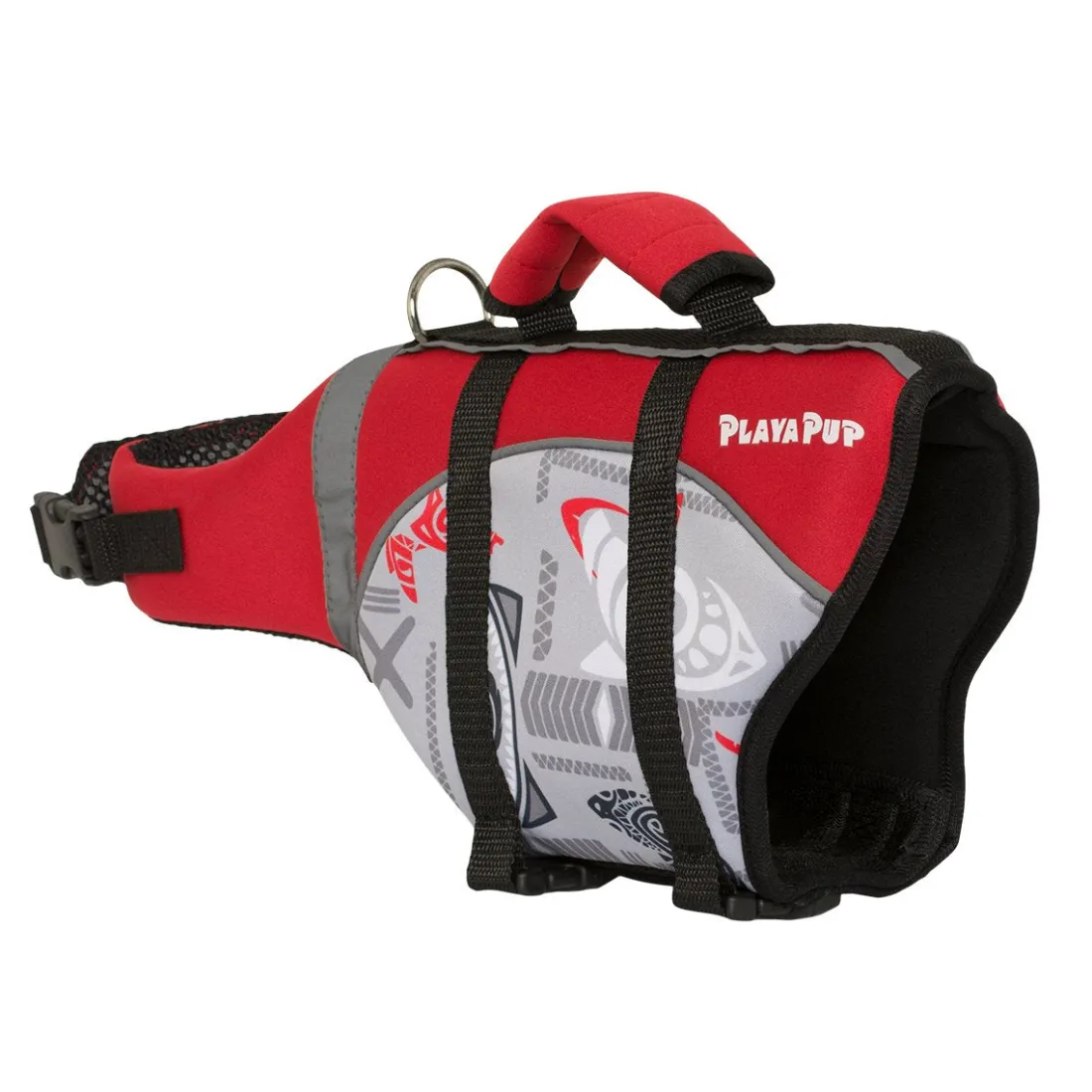 Pet Flotation Device - Tribal Shark Falcon Red