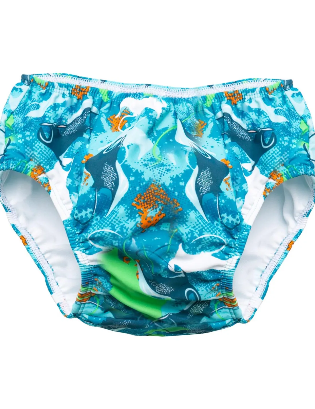 Re-usable Swim Diaper - Sapphire Manta