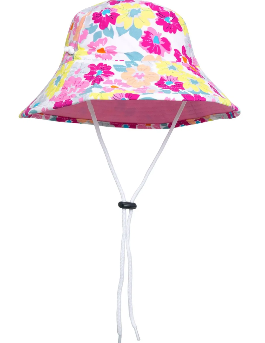 Reversible Bucket Sun Hat - Prettyberry Pink