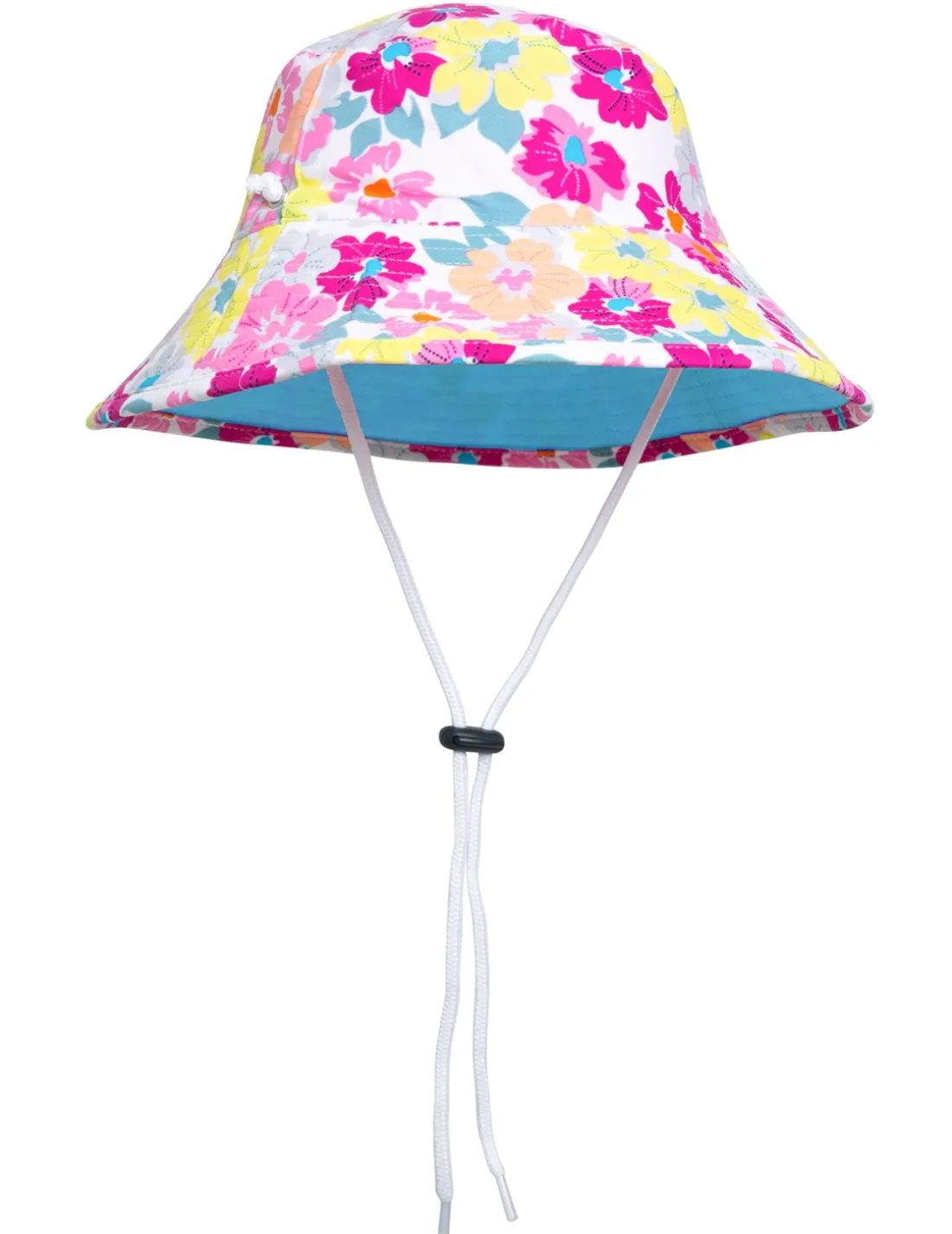Reversible Bucket Sun Hat - Prettyberry Blue