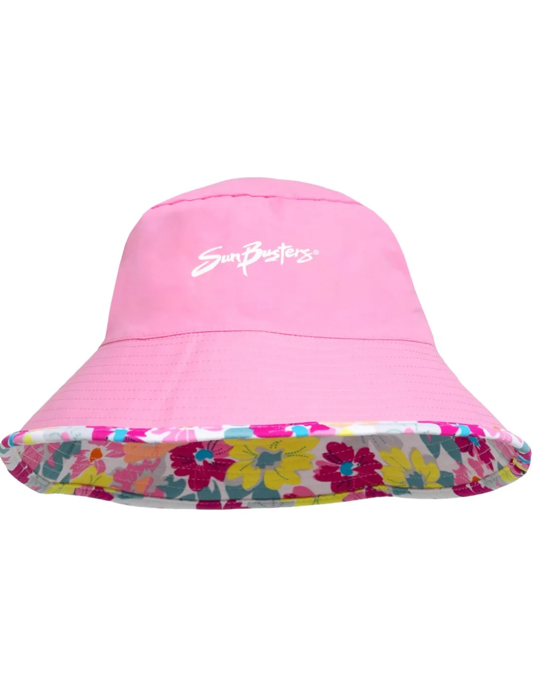 Reversible Bucket Sun Hat - Prettyberry Pink