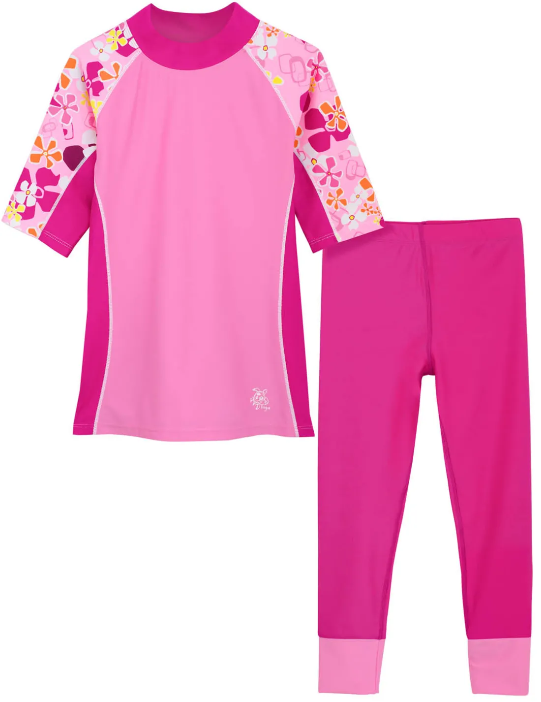 Seaside Rash Guard & Swim Legging - Fresia