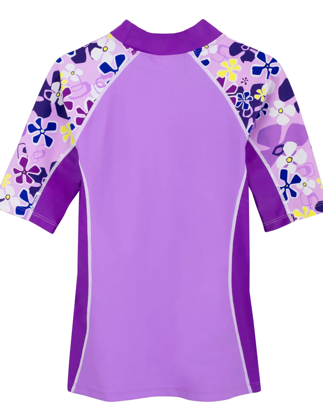 Seaside Short Sleeve Rash Guard - Verbena