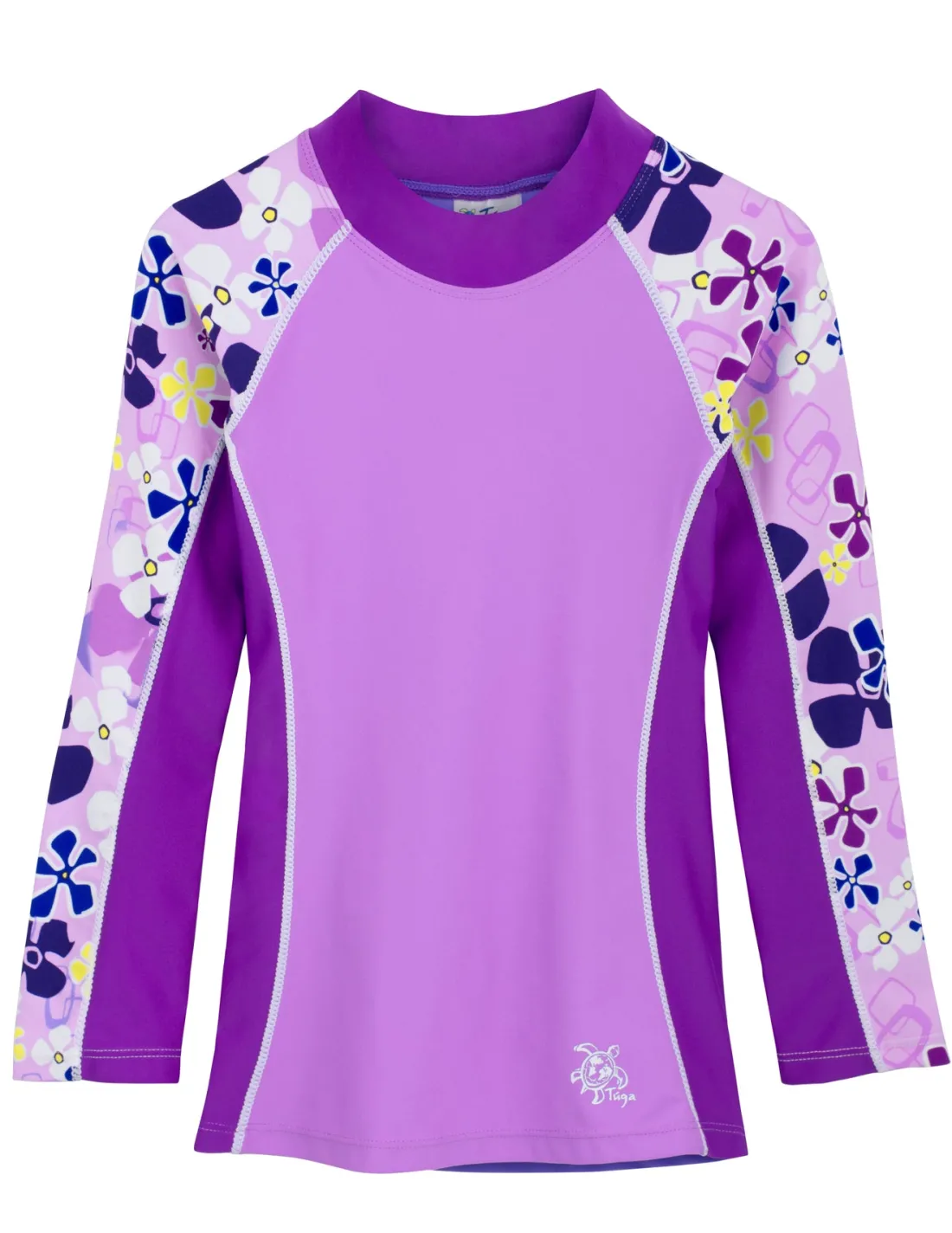 Shoreline Long Sleeve Rash Guard - Verbena