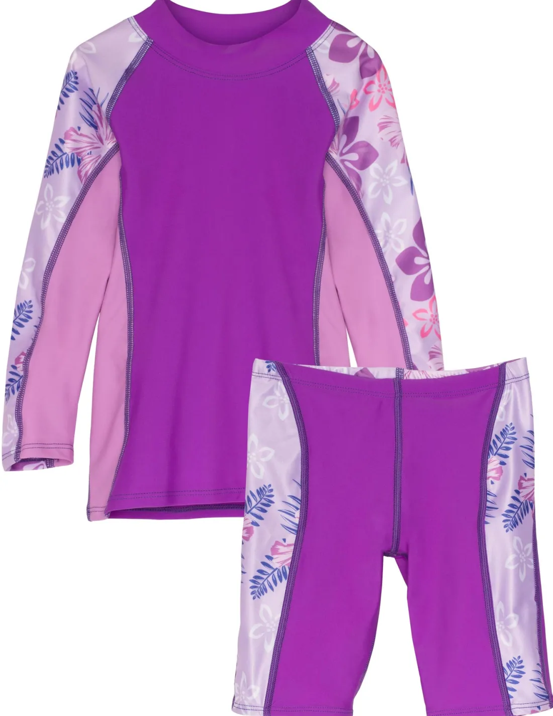 Shoreline Rash Guard & Jammer Short - Malva (MADE IN USA)