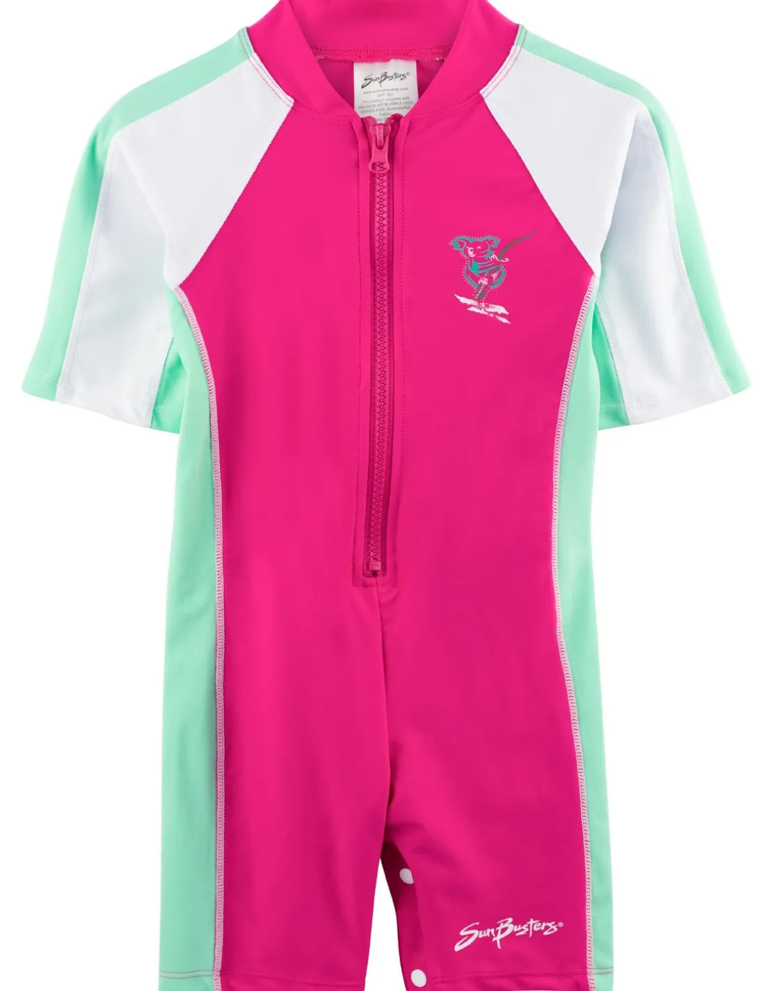 Short Sleeve One-Piece Swimsuit - Poppy