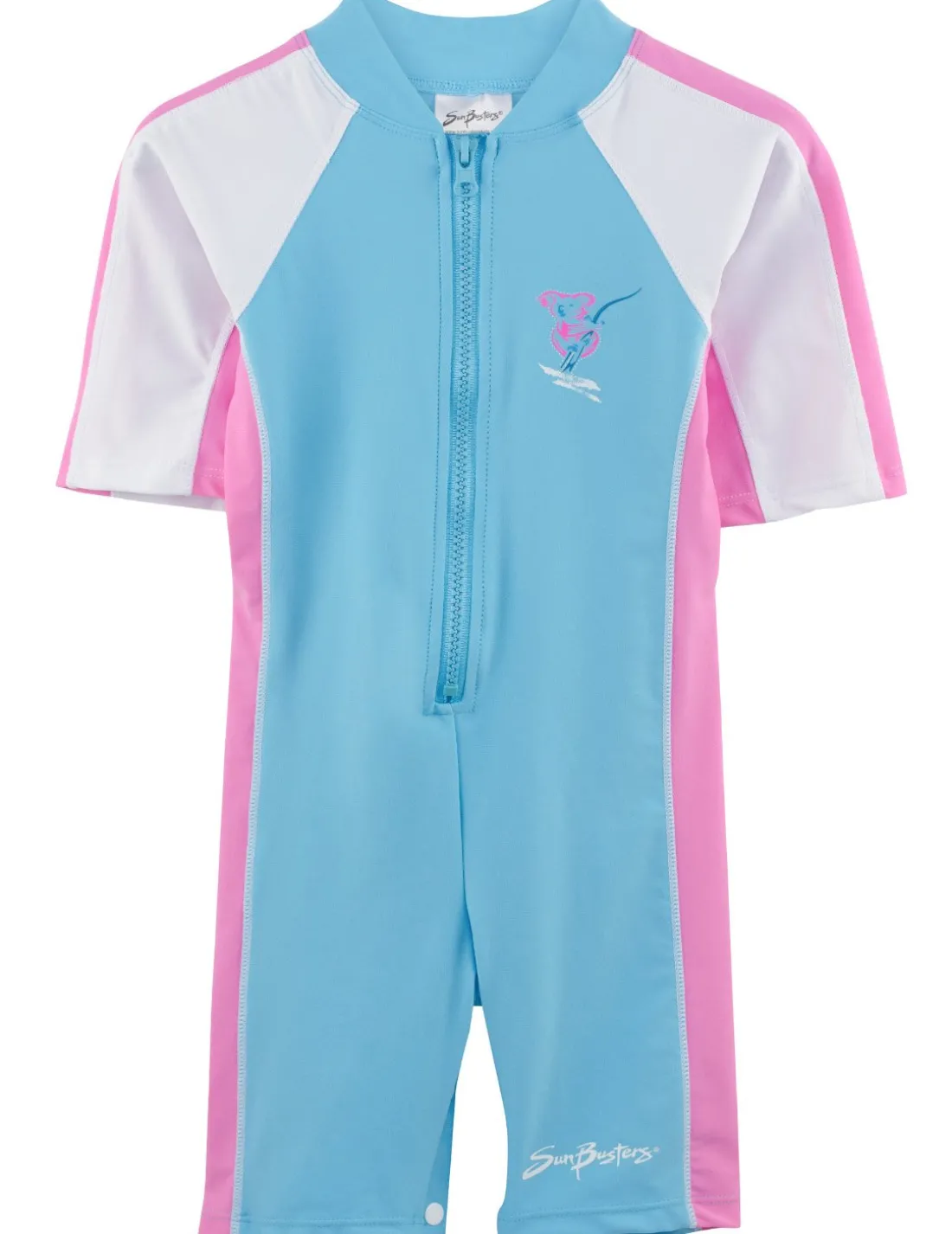Short Sleeve One-Piece Swimsuit - Mallow