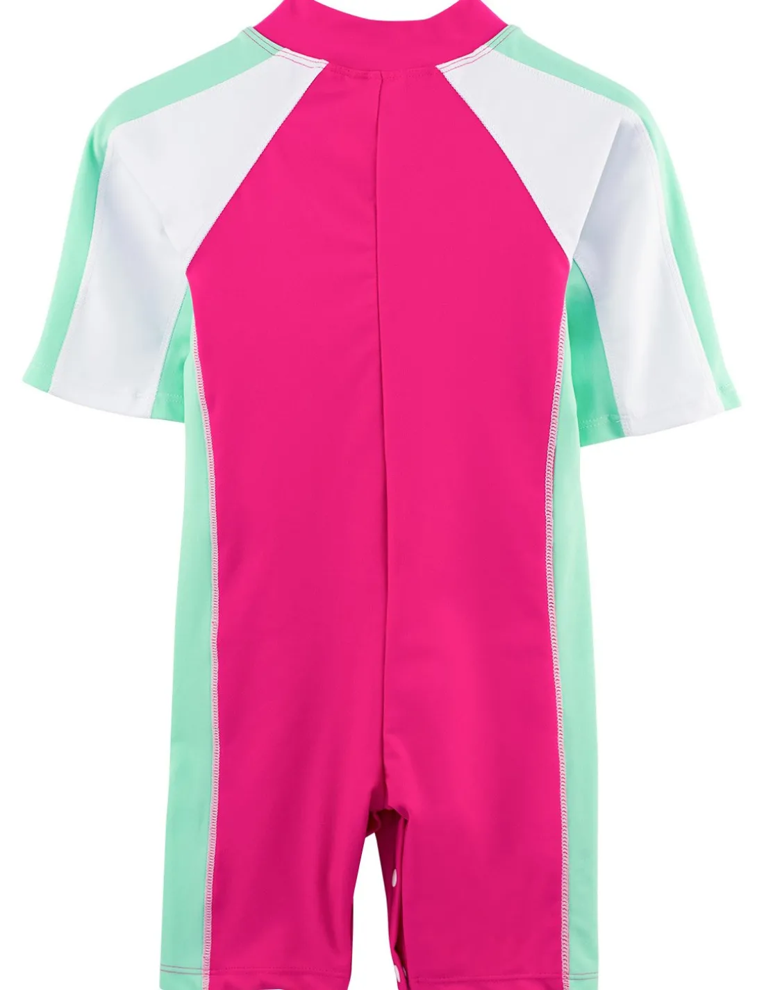 Short Sleeve One-Piece Swimsuit - Poppy