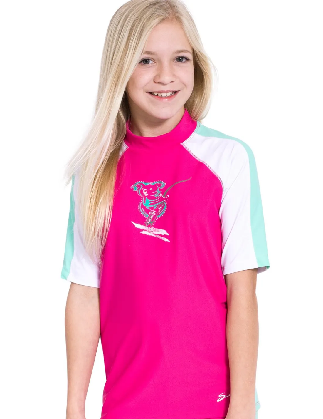 Short Sleeve Rash Guard - Poppy