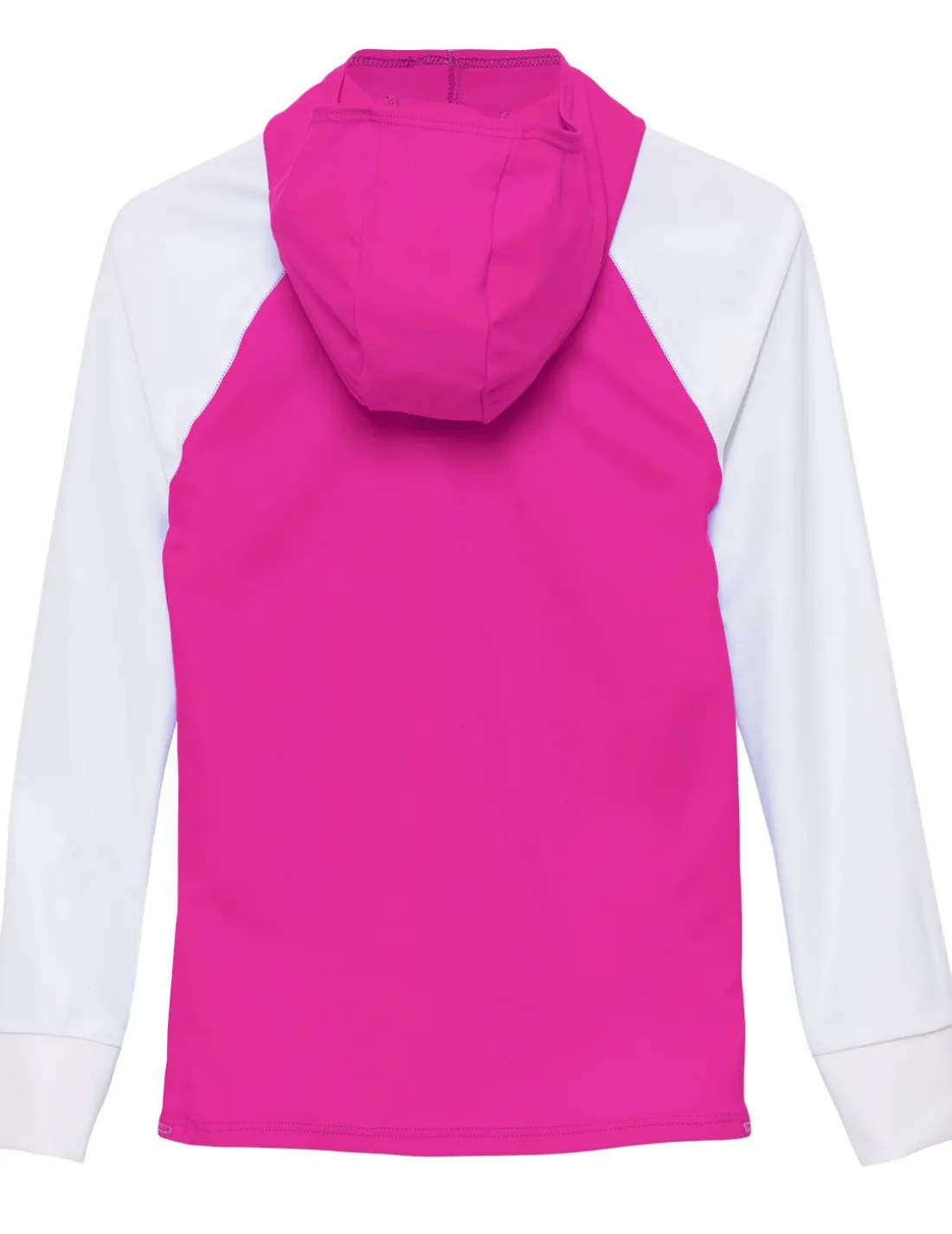 Snorkel Hoodie Rash Guard - Caribbean Fish ID - Fuchsia