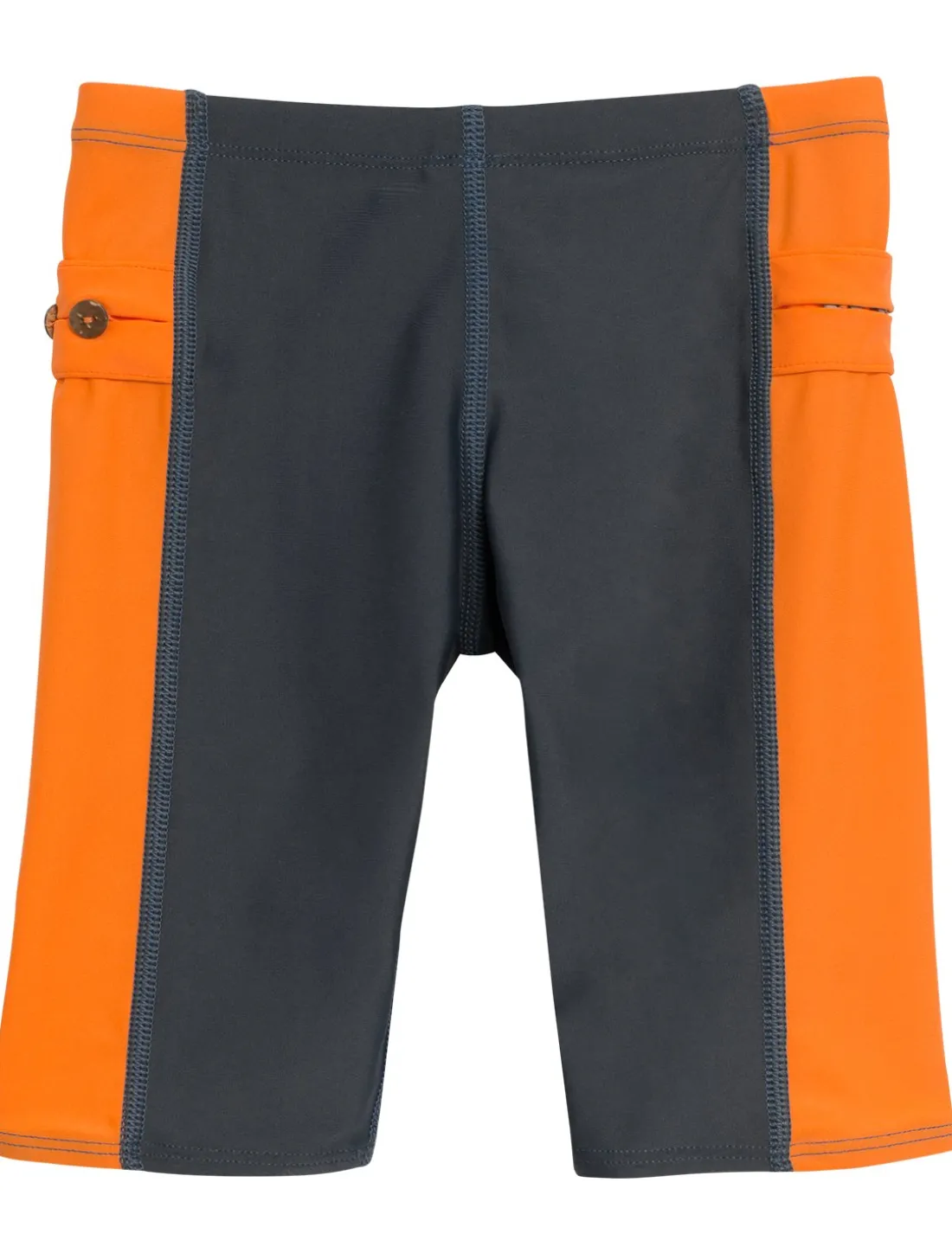 Snorkel Jammer Swim Short - Gray / Orange