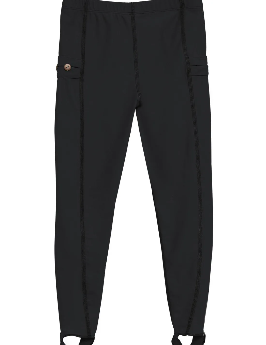 Snorkel Stirrup Swim Legging - Black