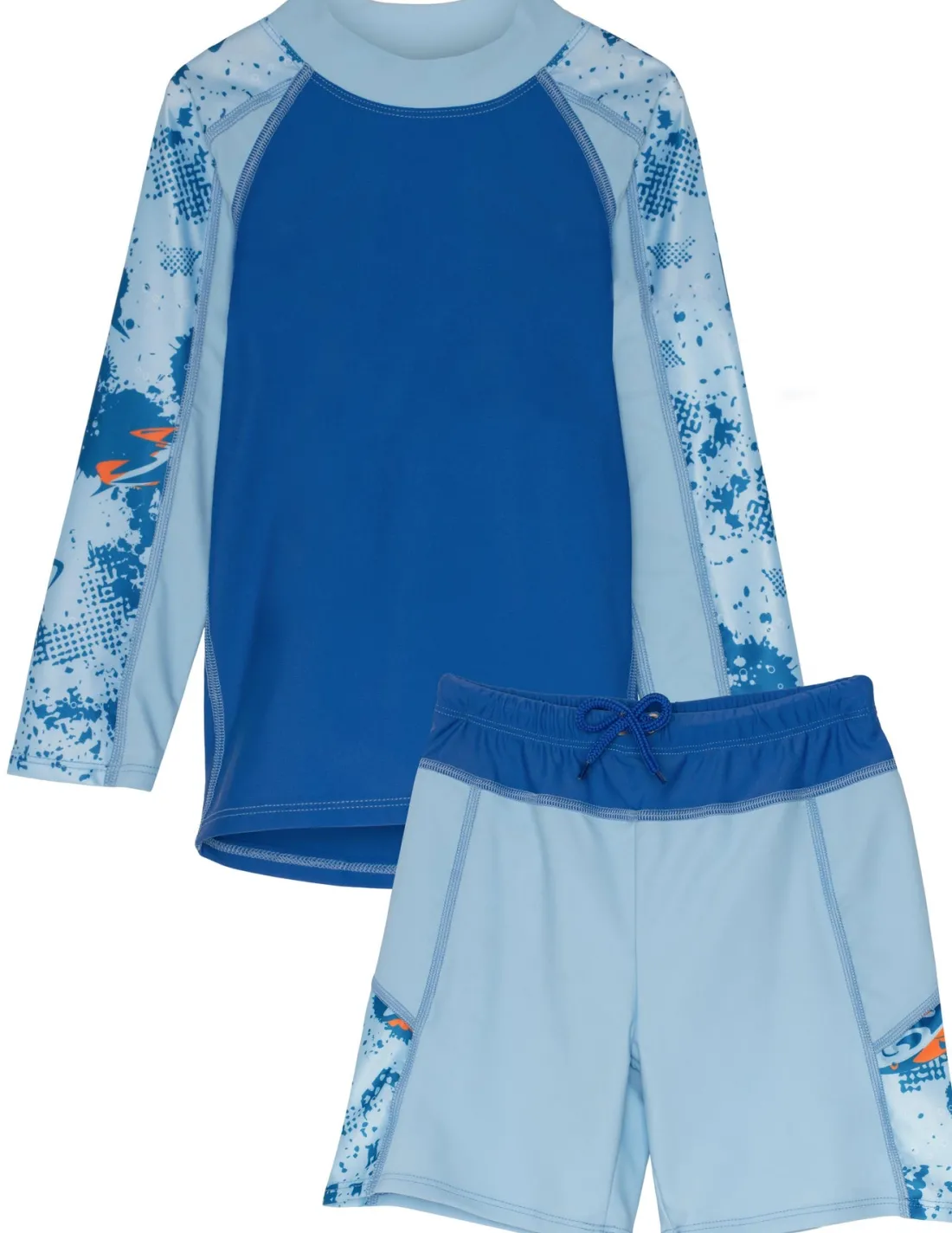Tube Long Sleeve Rash Guard & Swim Short - Alba (MADE IN USA)