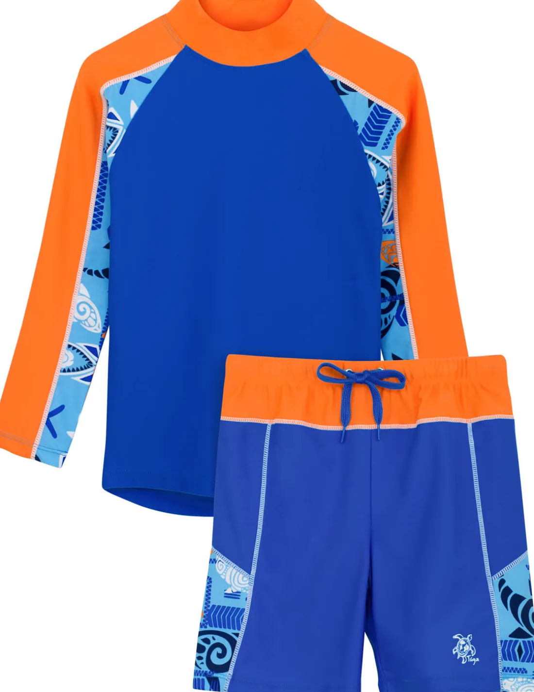 Tube Rash Guard & Swim Short - Lagoon