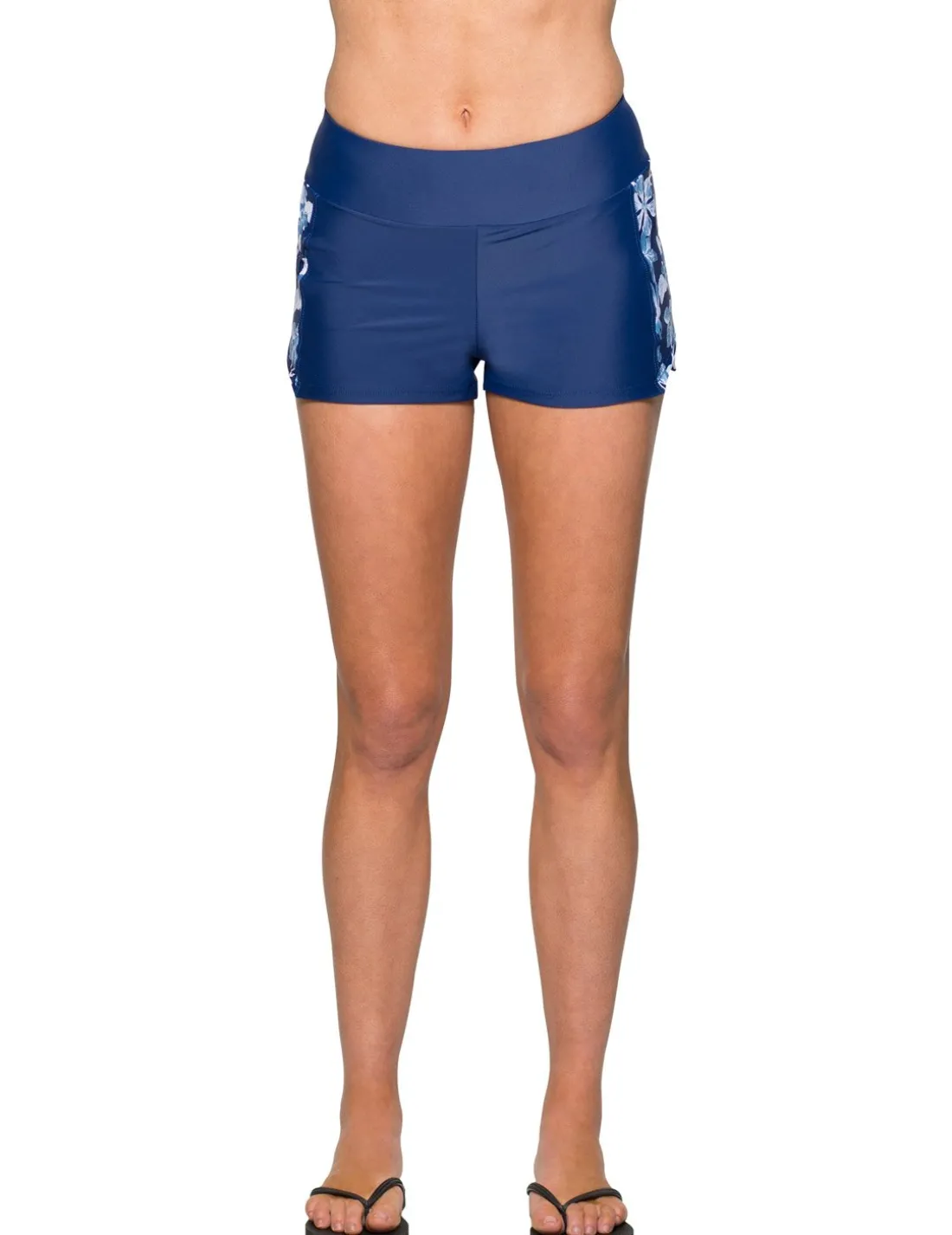 Women's Swim Board Short (Regular & Plus Size) - Retro Floral