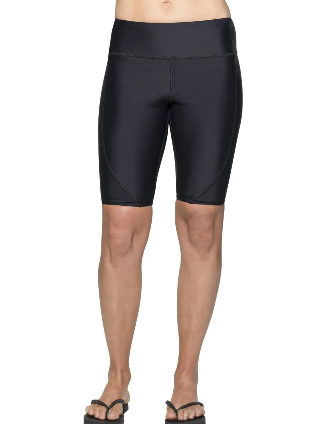 Women's Swim Core Active Shorts (Regular & Plus Size) - Black