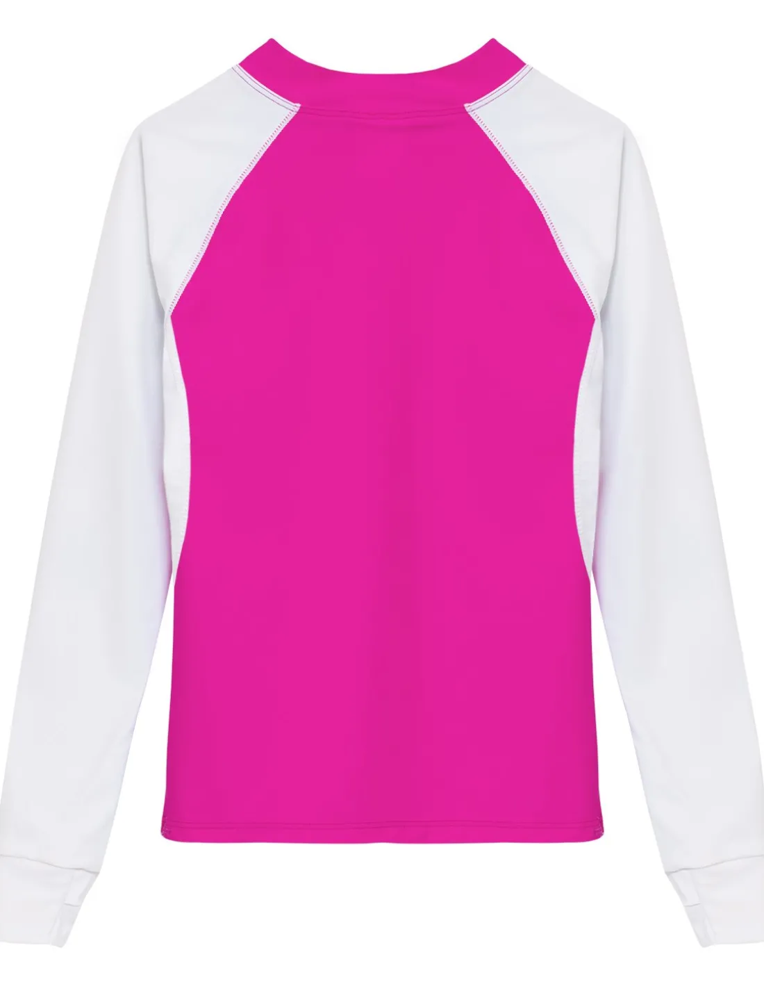 Women's Snorkel Caribbean Fish ID Rash Guard - Fuchsia