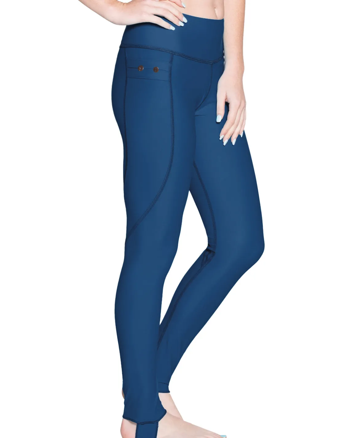Women's Snorkel Stirrup Swim Legging - Navy