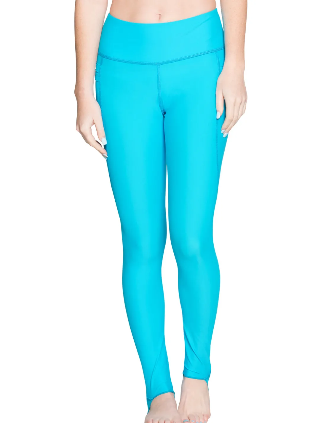 Women's Snorkel Stirrup Swim Legging - Fuchsia