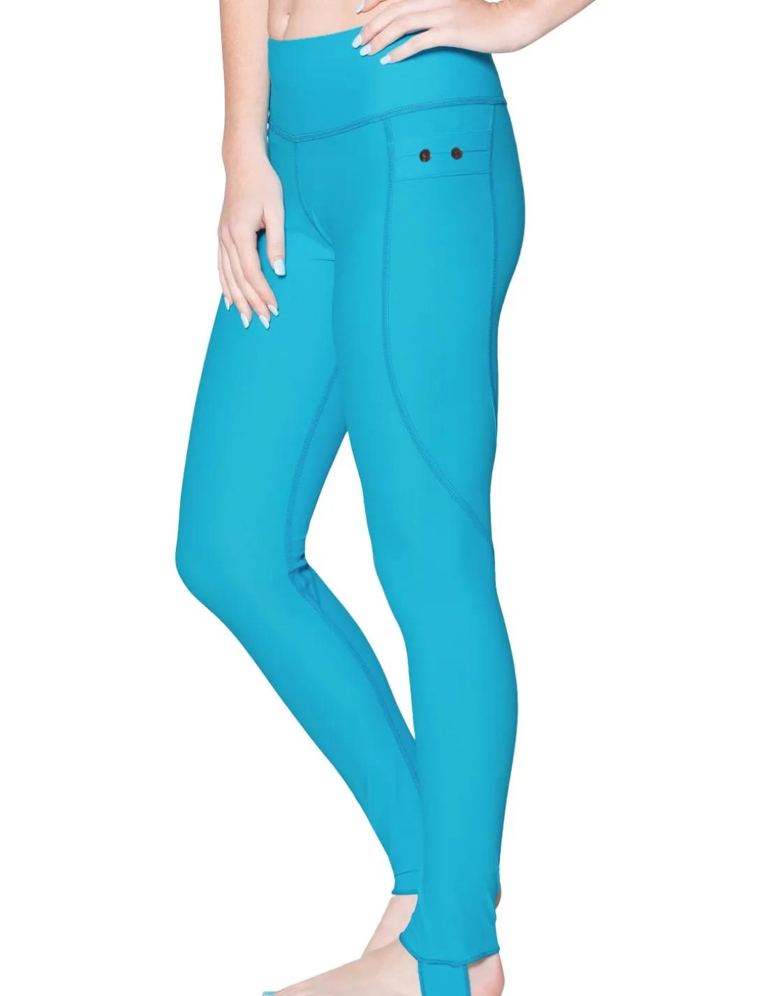Women's Snorkel Stirrup Swim Legging - Teal