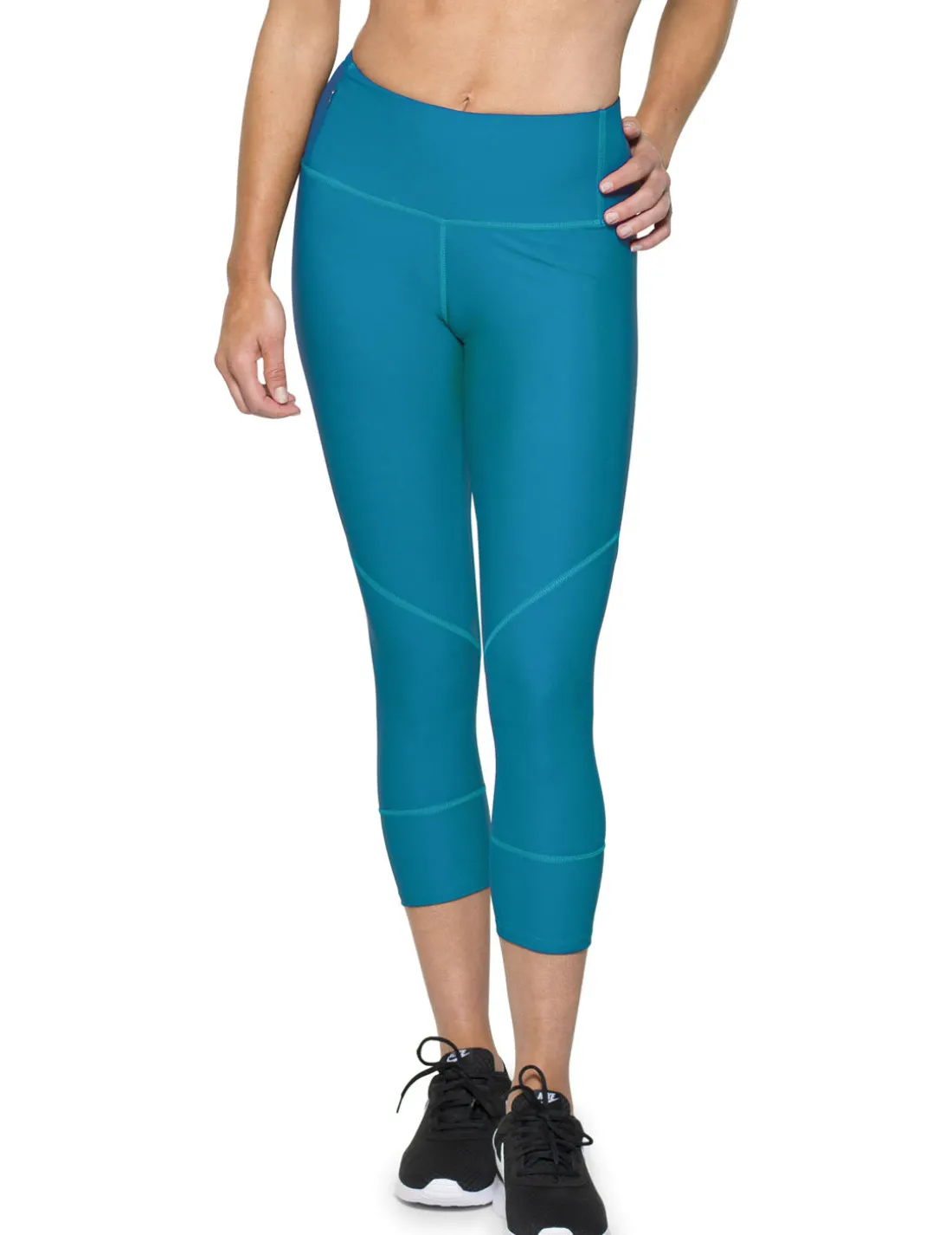 Women's Swim Capri 20" (Regular & Plus Size) - Teal