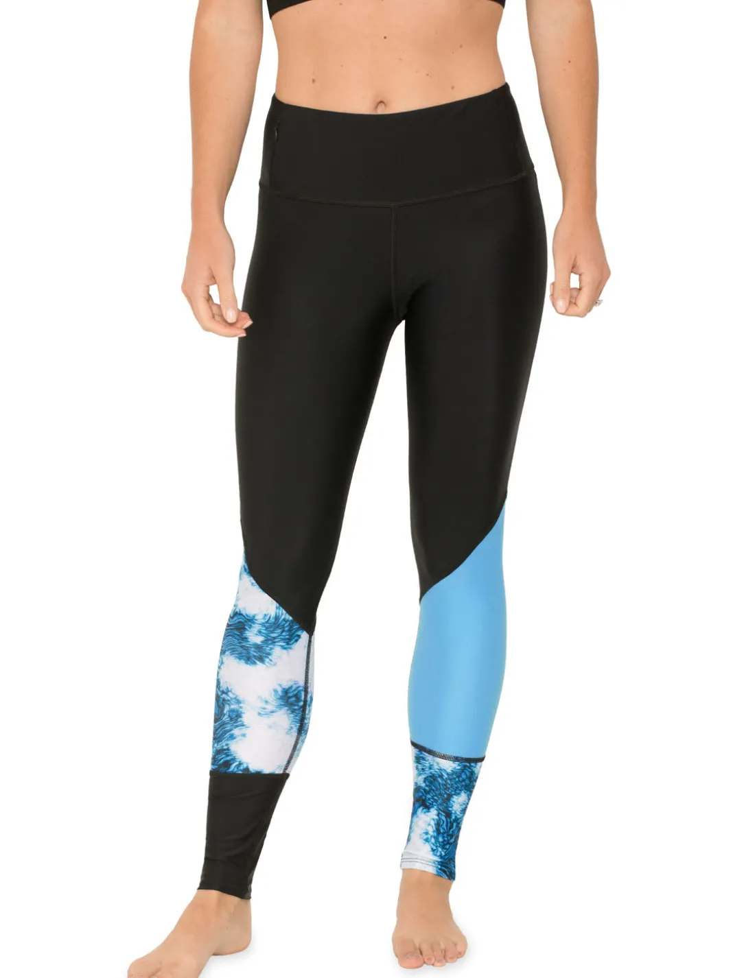 Women's Swim Legging (Regular & Plus Size) - Peaceful Hawaii